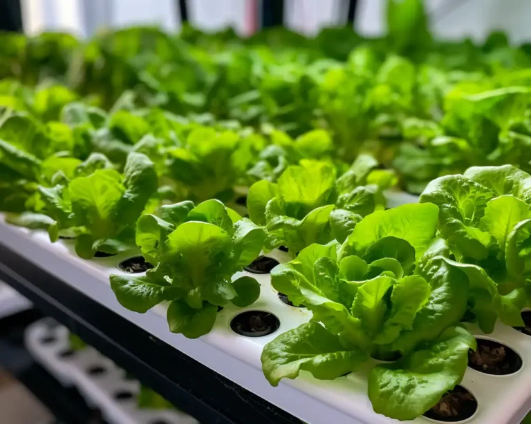 Growing Stages and Spacing in Hydroponic Lettuce